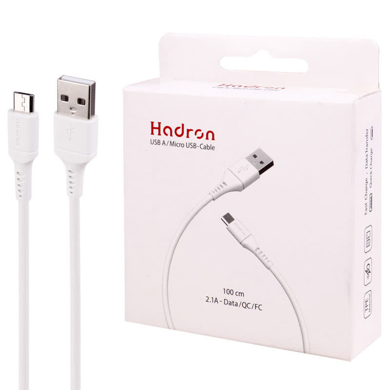 photo24472713865 کابل USB A به Micro USB هادرون مدل A-U01 طول 1 متر - Image 1