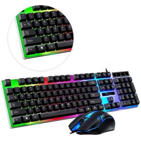 ست کیبورد و ماوس گیمینگ میکاسو مدل KB-C024 با نورپردازی LED RGB ست کیبورد و ماوس گیمینگ میکاسو مدل KB-C024 با نورپردازی LED RGB