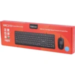 کیبورد و ماوس هترون مدل HKC215 با سیم