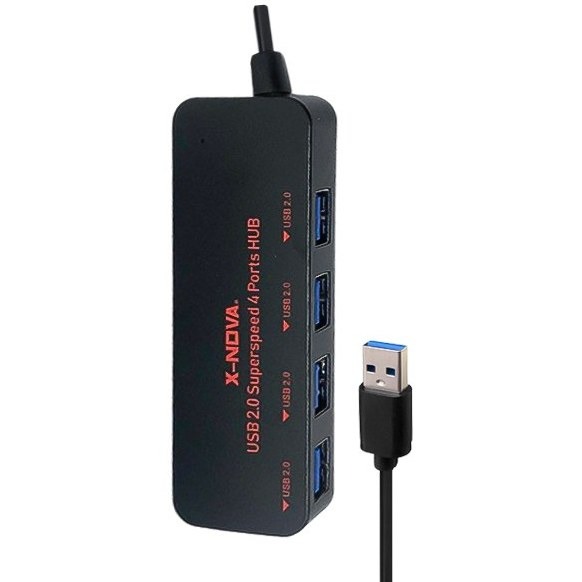 هاب USB3.0 چهار پورت X-NOVA مدل X1080