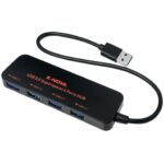 هاب USB3.0 چهار پورت X-NOVA مدل X1080