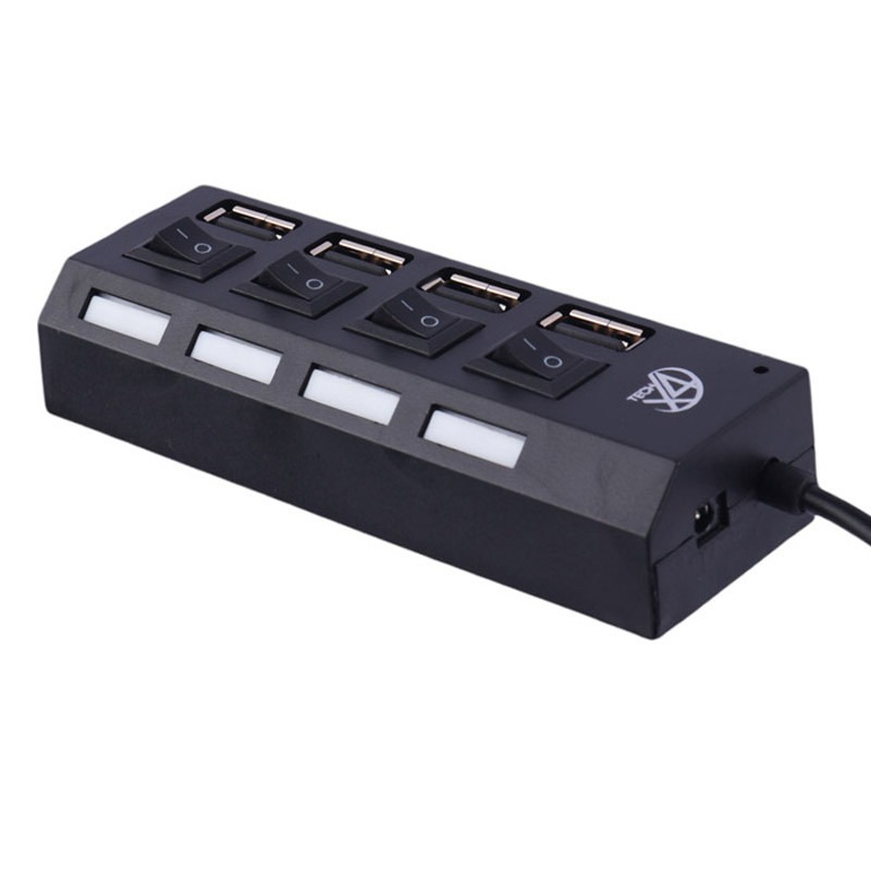 هاب 4 پورت USB 2.0 ایکس فورتک X405 هاب 4 پورت USB 2.0 ایکس فورتک X405