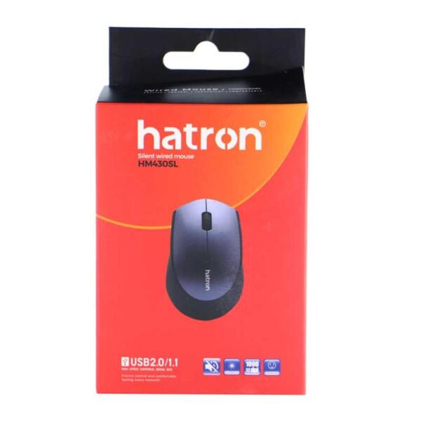 موس سیم دار سایلنت هترون Hatron مدل HM430SL - Image 2