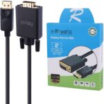 کابل تبدیل DisplayPort به VGA رویال (Royal) طول 1.8 متر