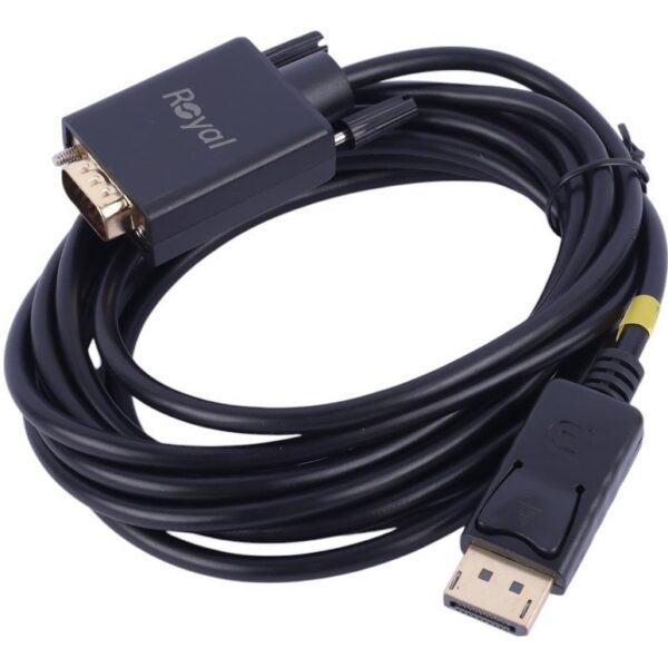 کابل تبدیل DisplayPort به VGA رویال (Royal) طول 1.8 متر - Image 2