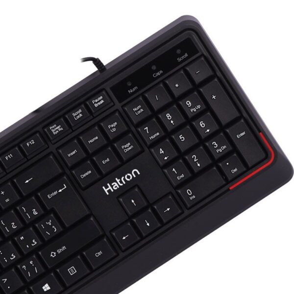 کیبورد سیمی هترون مدل Hatron HK180 - Image 2